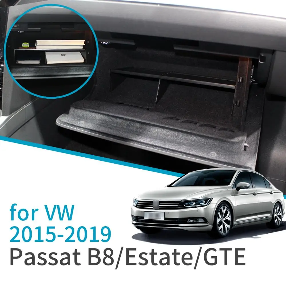 Smbee-guantera para coche, caja de almacenamiento de intervalo para VW Passat B8 ~ 2019, Volkswagen Variant Alltrack GTE GT, accesorios para copiloto - AliExpress Automóviles y motocicletas