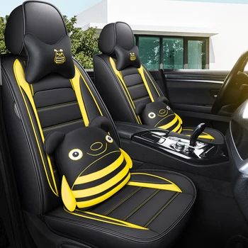 

Full Coverage Eco-leather auto seats covers PU Leather Car Seat Covers for mercedes benz m class ml 350 ml320 w163 w164 w166