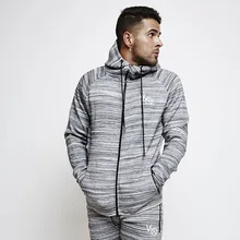 Фитнес-партнеры для мышц, осенний и зимний спортивный костюм для баскетбола, облегающий комплект одежды для мужчин, для фитнеса, бега, на молнии, повседневный Sw