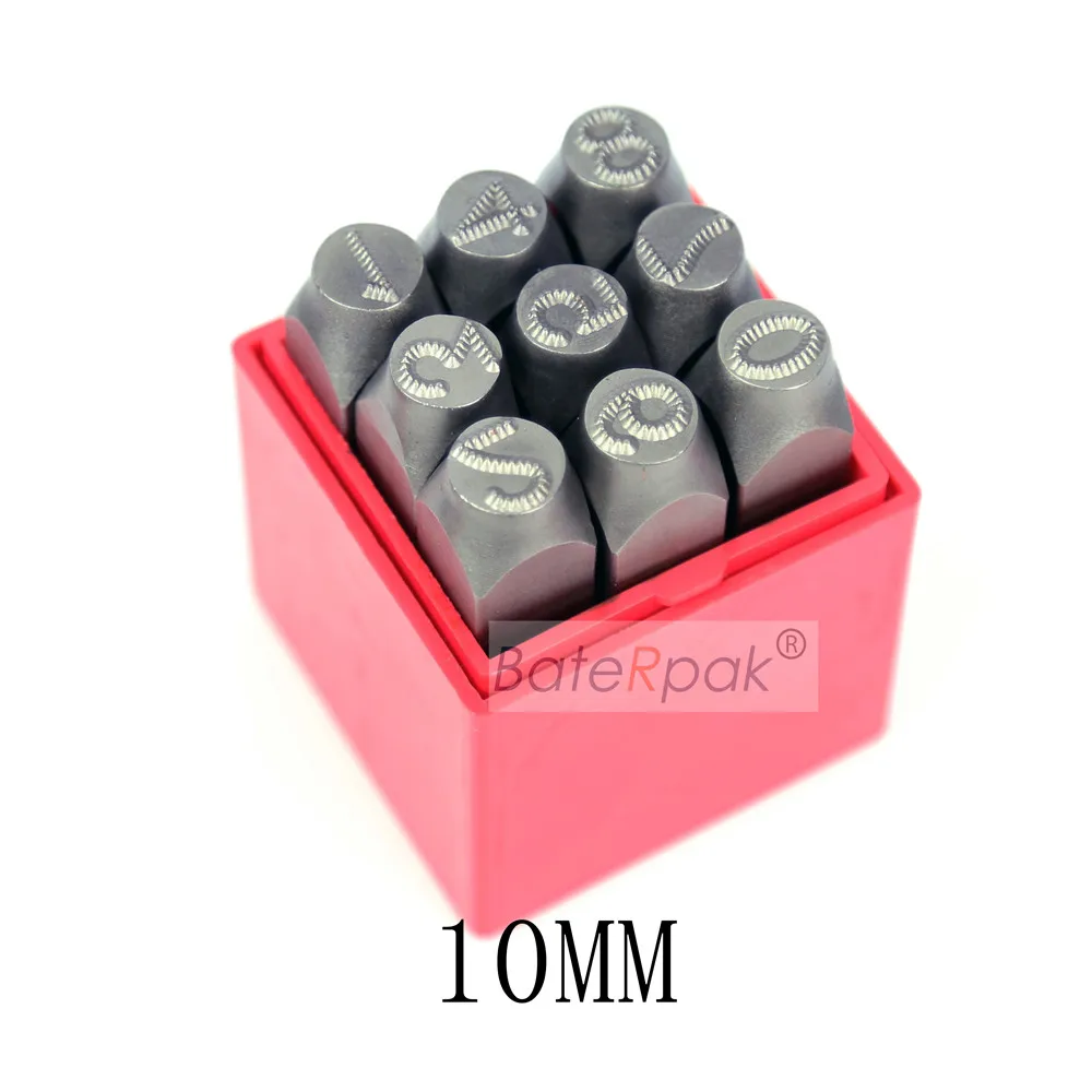 Números de Vedação de Aço Pontilhado 10 mm Caixa de Sinalização para Chassi de Carro Letras para Marca de Esferas Estampa de Matriz Tamanhos - Image 6