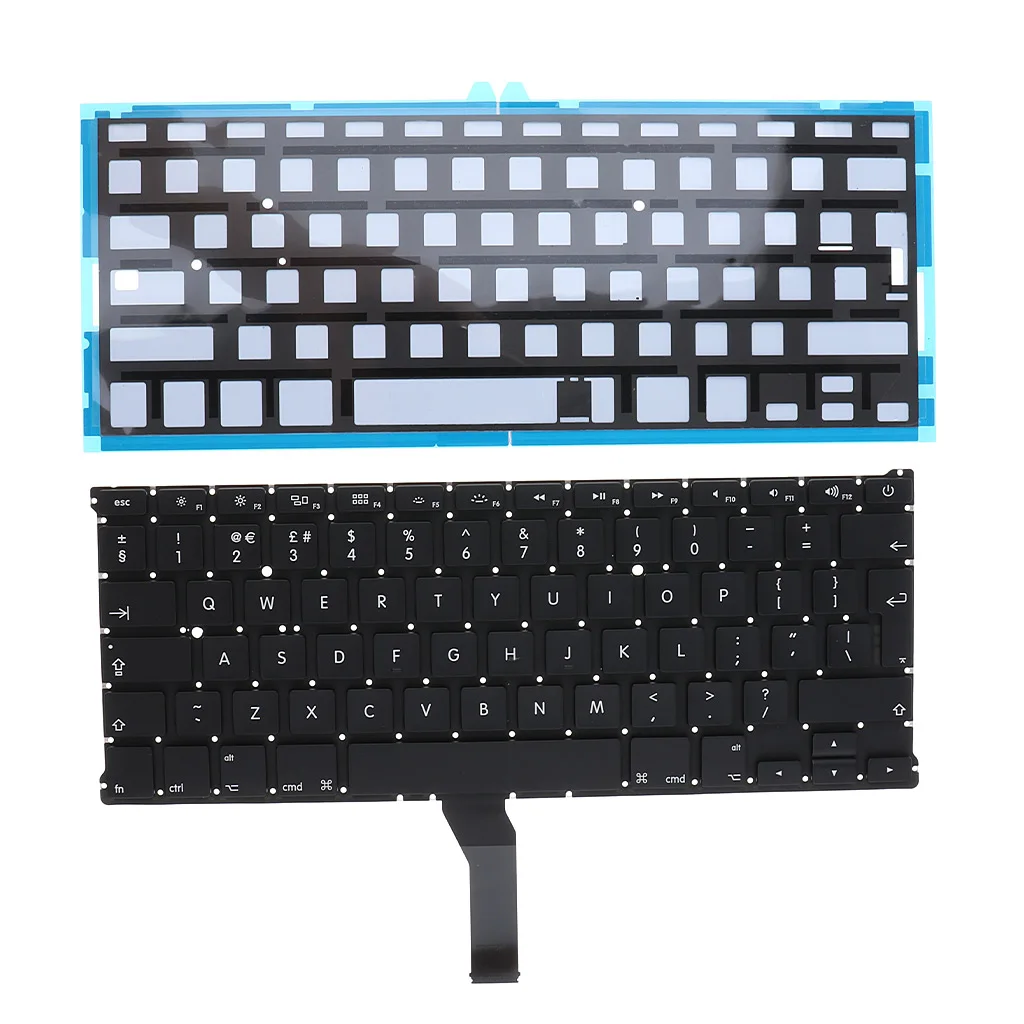 

UK Layout Backlight Backlit Replacement Keyboard for Apple MacBook Air 13inch A1369 (2011) A1466 (2012-2015) Laptop Keyboard