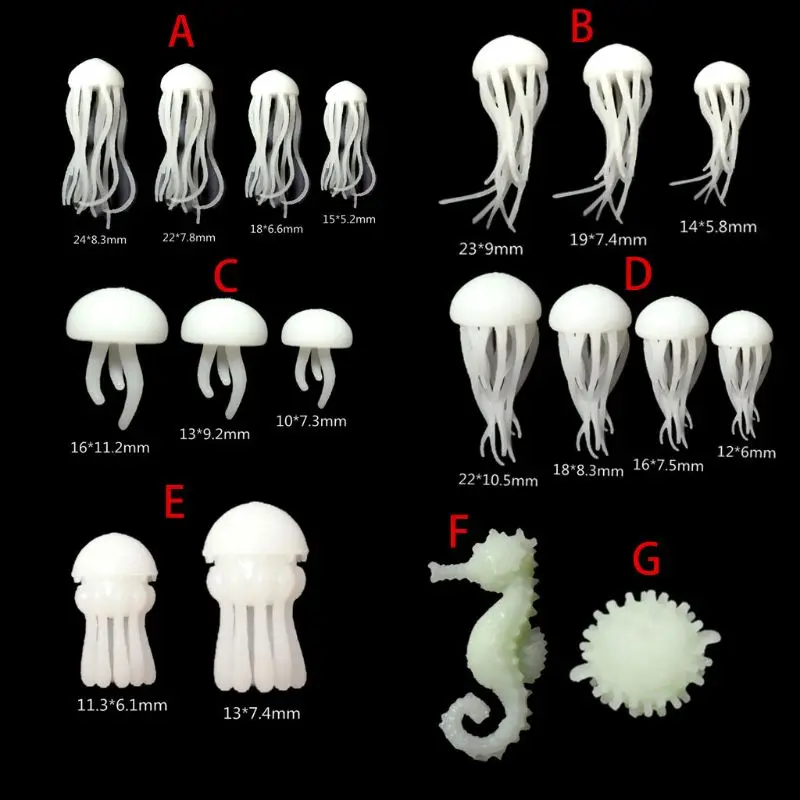 Mini Jellyfish Modeling Resin Mold Ocean Theme Fillers DIY Filling Materials | Украшения и аксессуары