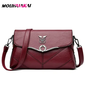 

New luxury handbags women bags designer high quality leather crossbody bags for women 2020 casual multi-pocket shoulder bags