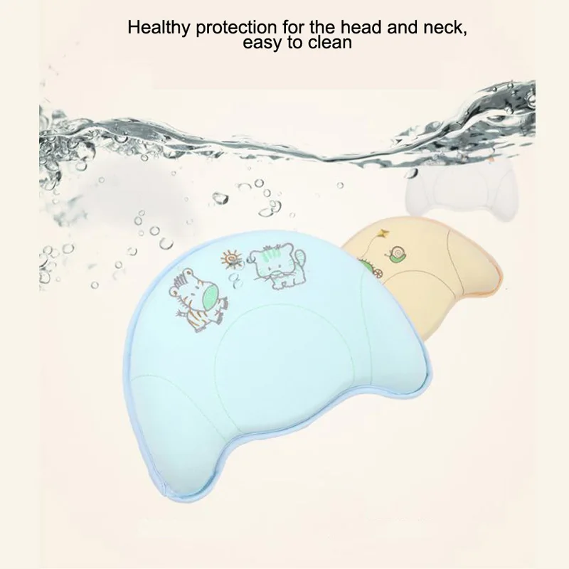 Baby Pillow Memory Foam Newborn Nursing Pillow 0-2 Years Safety Odorless Baby Pillow Cartoon Print Bedding Infant