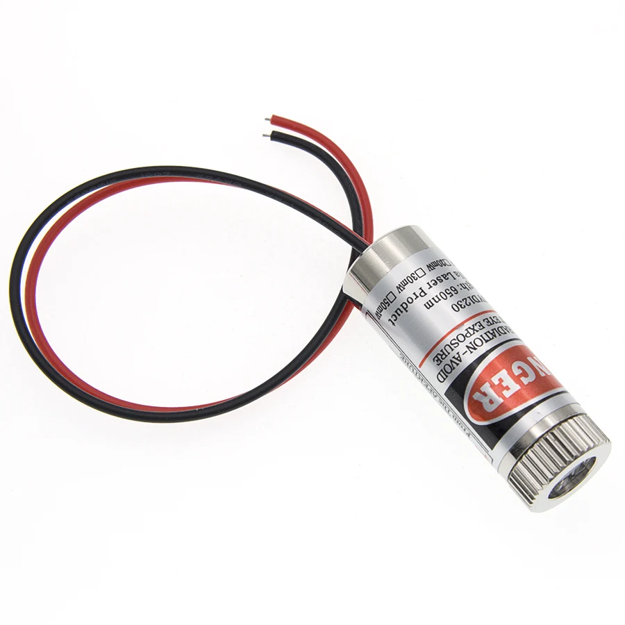 Лазерный модуль с красной крестообразной головкой стеклянный объектив