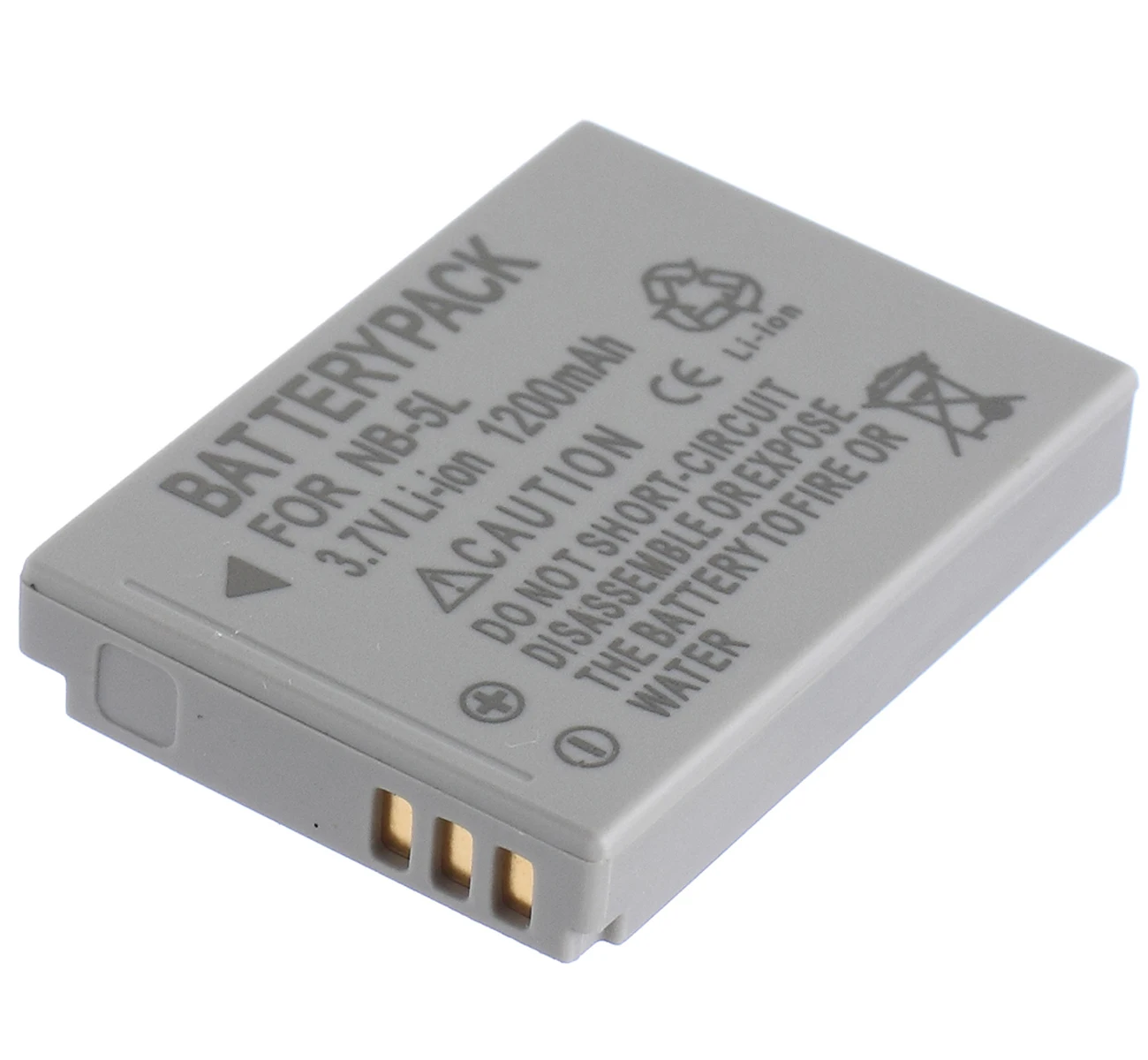 NB-5L Battery Pack for Canon Digital IXUS 950 960 970 980 990 IS