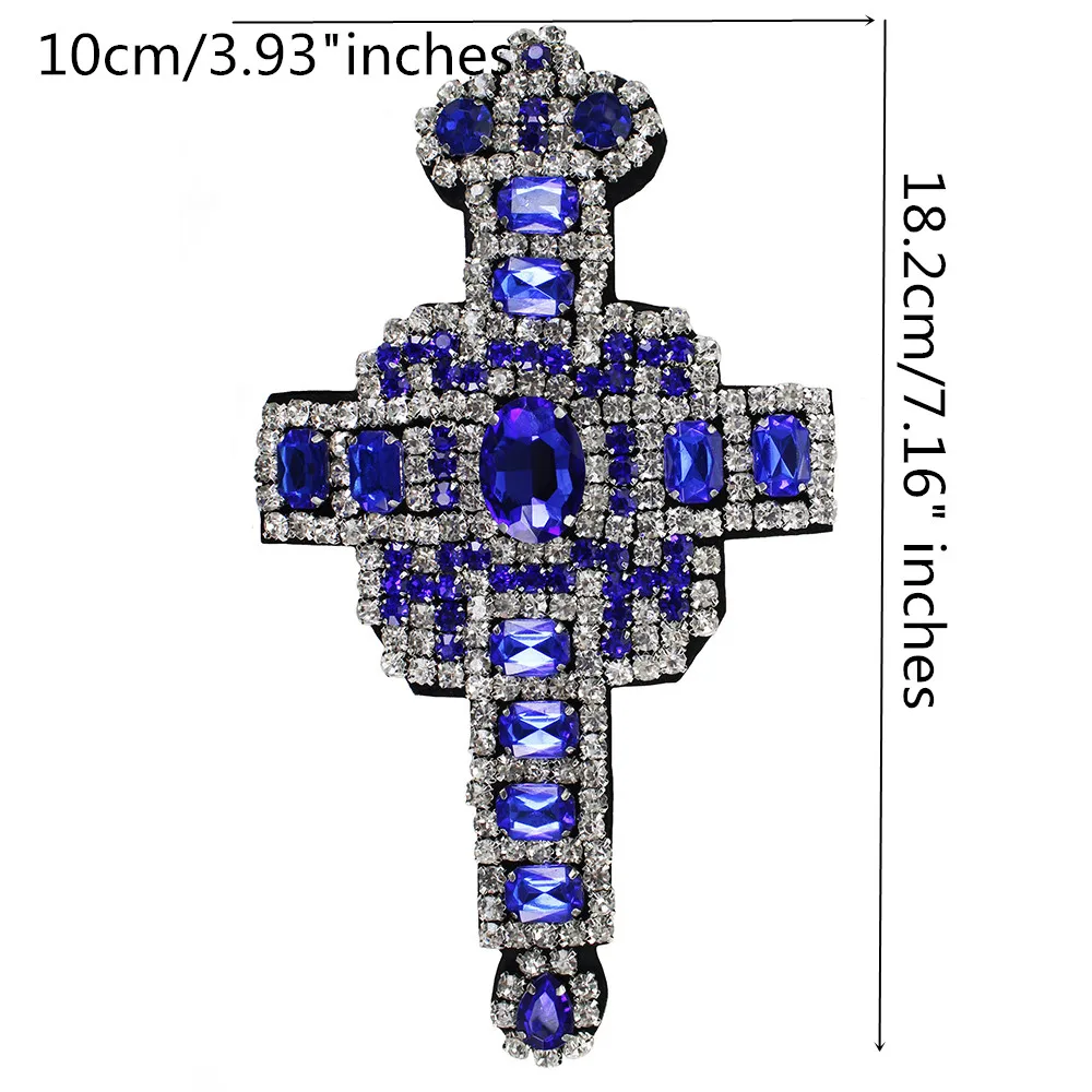 1 шт., вышивка бисером, хрустальные стразы, крестообразный дизайн, нашивки, аппликация, пришитые нашивки, сумки для одежды, декорированные, сделай сам, шитье TH507