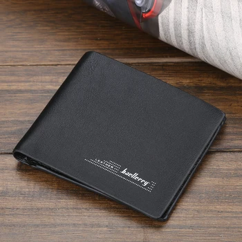 

2020 men's wallet pu leather bi-fold men's wallet casual close-fitting multifunctional leather bag clutch