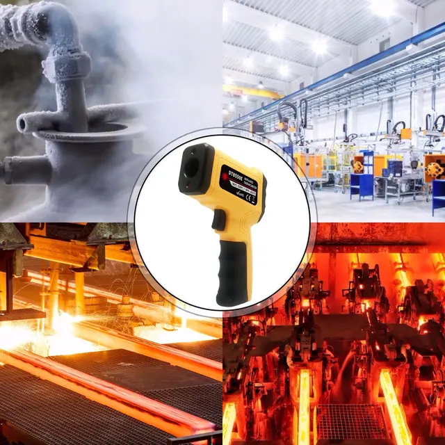 Termometry cyfrowe Laser podczerwony miernik temperatury bezdotykowy pirometr Imager higrometr Tester DT8550E -50 ℃ do 550 ℃ tanie tanio LESHP Termometr na podczerwień NONE CN (pochodzenie) -50℃~550℃(-58℉~1022℉) ±2 2℃ 12 1 0 1 to 1 0 500ms (8-14) um Termometry cyfrowe Laser podczerwony miernik temperatury bezdotykowy pirometr Imager higrometr Tester DT8550E -50 ℃ do 550 ℃ tanie tanio LESHP Termometr na podczerwień NONE CN (pochodzenie) -50℃~550℃(-58℉~1022℉) ±2 2℃ 12 1 0 1 to 1 0 500ms (8-14) um
