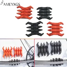 2pcs Archery Rubber Stabilizer Mounted On Limbs Compound Bow Limbs Stabilizer For Hunting Shooting Accessories 1 2pcs archery compound bow limbs take down compound bow hunting accessory