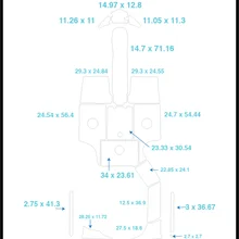 2005 Crownline 216 плавающий шаг и коврик для кокпита лодка EVA Тиковый настил 1/" 6 мм