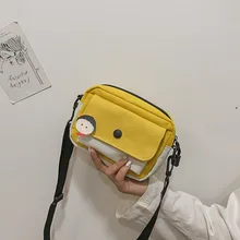 INS Super Fire сумка женская стиль корейский стиль Холст Повседневная сумка Универсальный онлайн знаменитостей одно плечо Маленькая