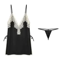 Бархатный теплый пижамный комплект, Женская кружевная Пижама, Пижамный костюм, зимняя Ночная рубашка на бретельках, женская ночная одежда, одежда