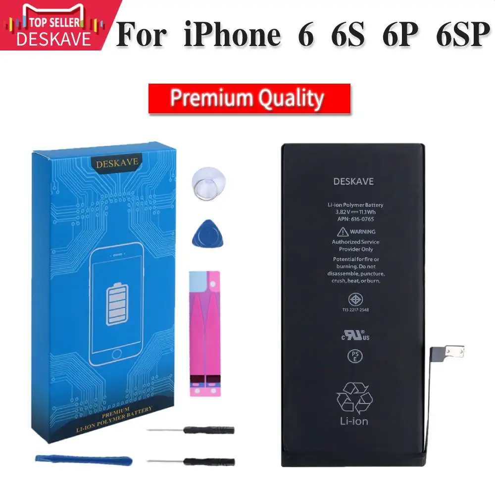 Премиум телефон батарея для iPhone 6 6S Plus замена внутренняя Hihg емкость 6P 6SP