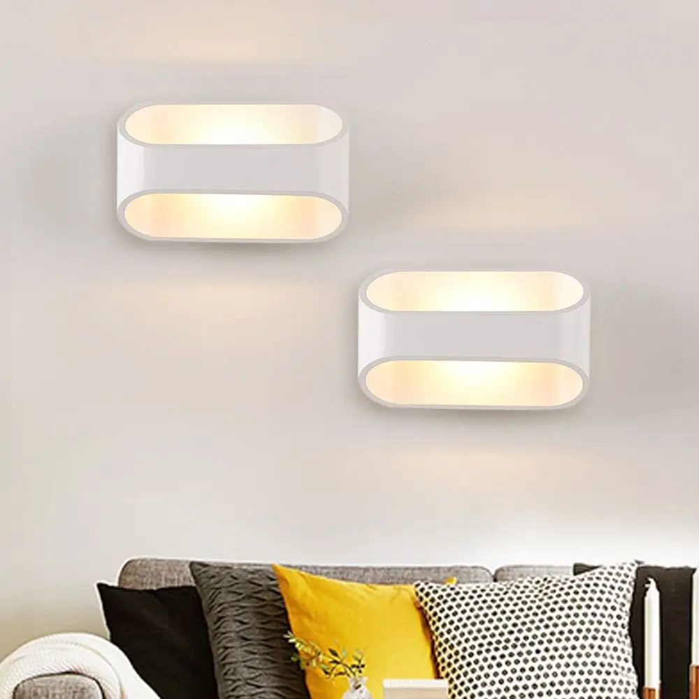 

Arick Minimalist Modern LED Wall Lamp Personality Living Room Bedroom Lighting Bedside Corridor Light Staircase LED Wall Lamp