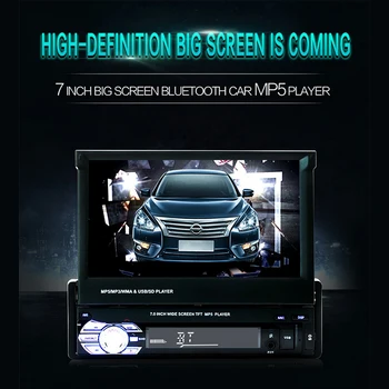 

Car MP5 Player 7 Inches Bluetooth 4.0 Multilingual With Reversing Image RDS USB2.0 1024*600 For Android