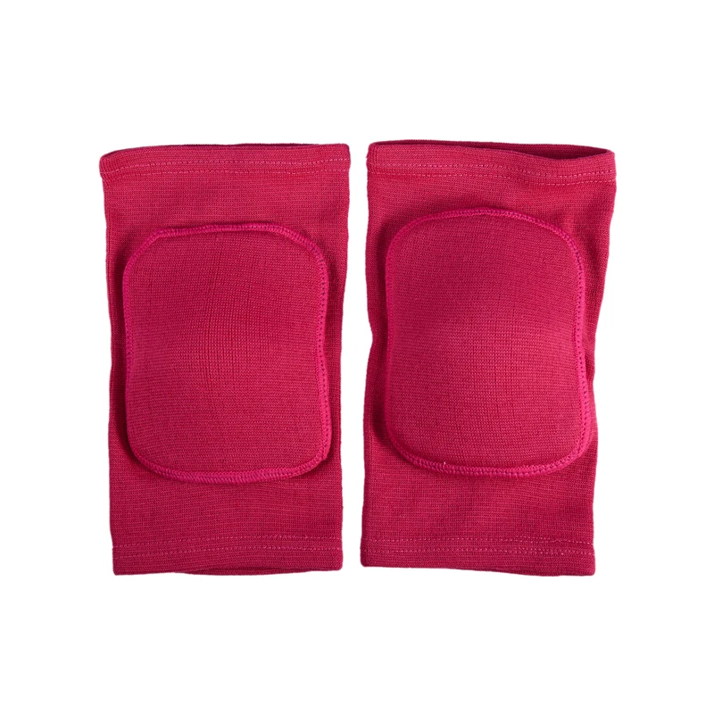 Ordinary Sponge Football Dance Kneepad Thicken Warm Dance Sponge Skid Volleyball Men and Women Roller Kneepads Rose Red