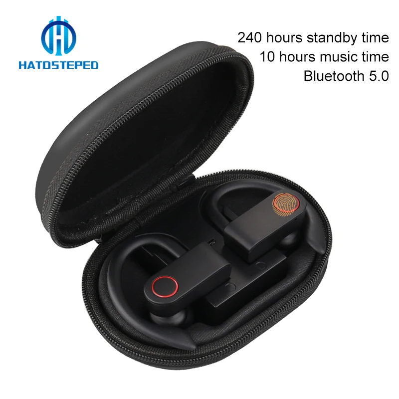 TWS Bluetooth 5,0 наушники CVC шумоподавление водонепроницаемые наушники стерео спортивные наушники с микрофоном беспроводные Bluetooth гарнитуры