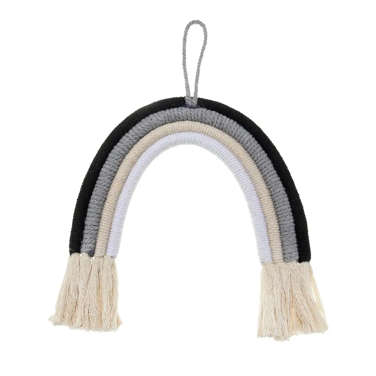 03 New Home Decoration Rainbow Handmade Weaving Ornament Nordic Simple Kid Room Wall Decoration dreaming Hanger - Цвет: 03