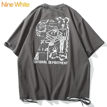 

2020 summer hip-hop T-shirt street style male text AI graffiti T-shirt cotton fashion Harajuku T-shirt short sleeve