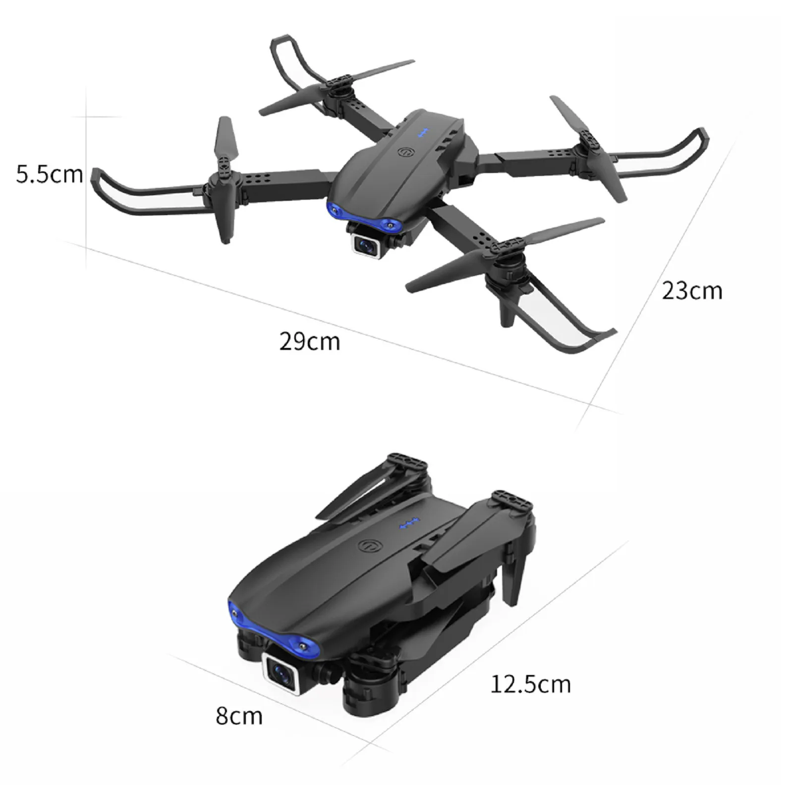 Профессиональный Дрон VS K3 Квадрокоптер с двойной камерой 4K HD Wi-Fi FPV бесщеточный