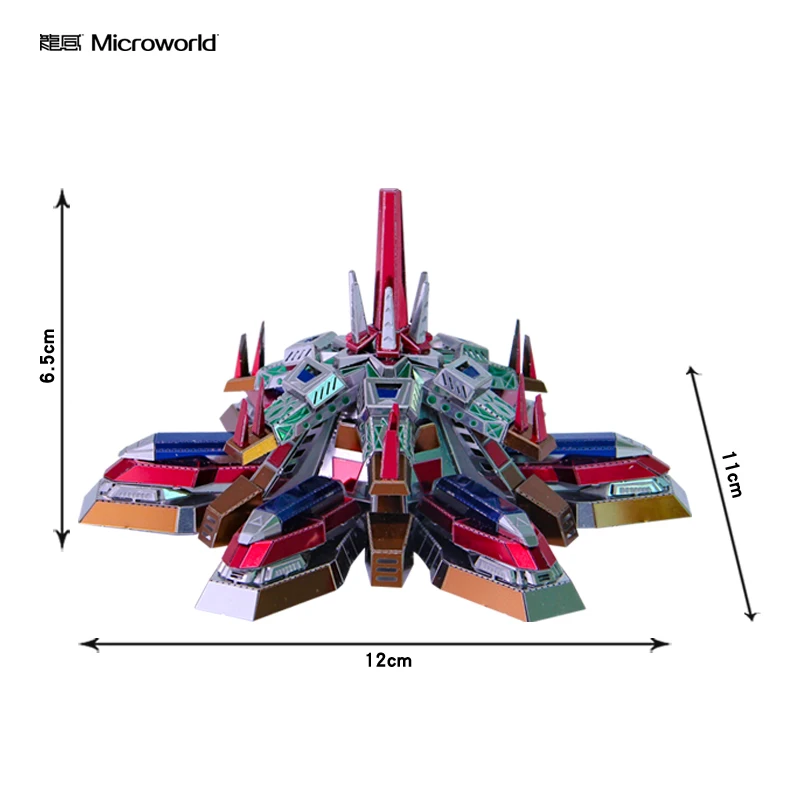 Microworld 3D Metal Puzzle Energy base model kits DIY 3D Laser Cut Assemble Jigsaw Toys ecoration GIFT For Children adult