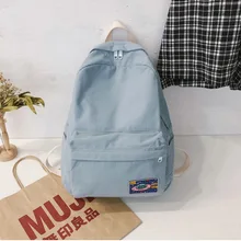 Прямая простой тренд супер огонь стиль холст Косой молнии маленькая икона Мори серия Смешанные Цвета свежий студенческий Ba