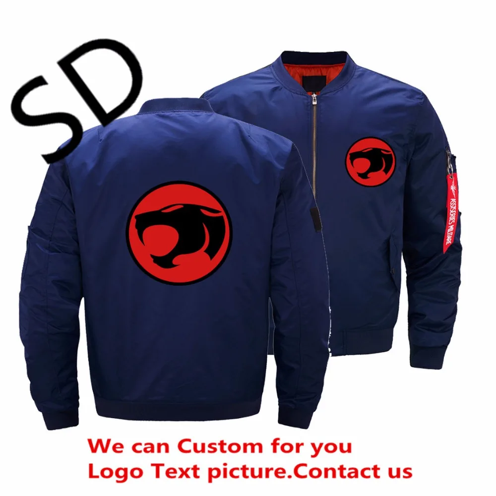 Дропшиппинг США размер thundercats куртка для мужчин Harajuku tv veste homme мужские куртки-бомберы и пальто больших размеров 5XL Печатные Топы