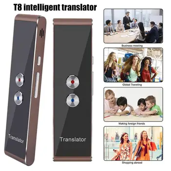 

T8 Portable Travel Office Intelligent Bluetooth Multi-Language Voice Translator