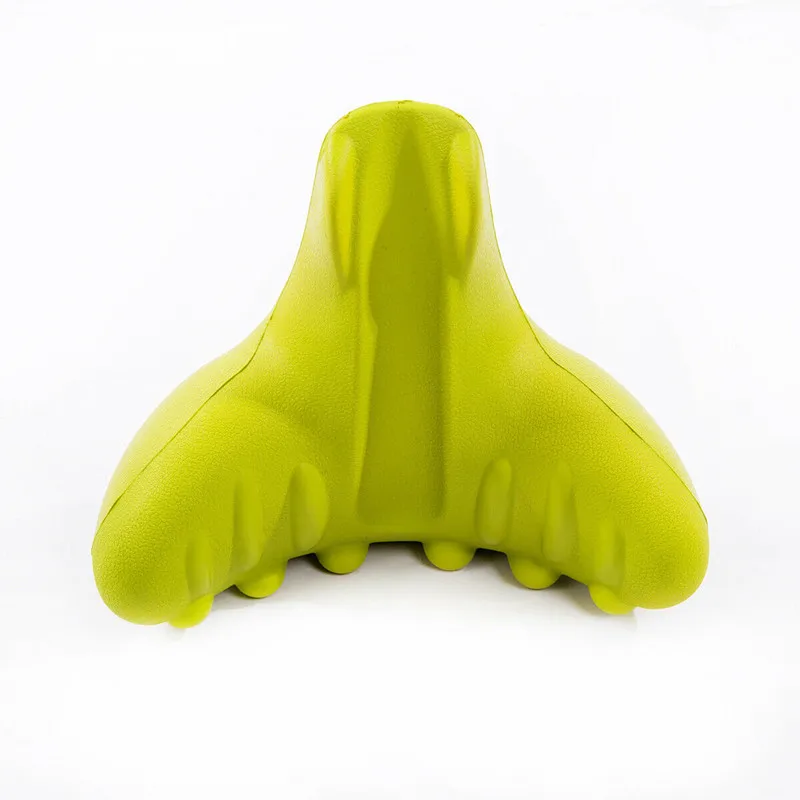 Fluorescent yellow Новая Домашняя гравитационная акупресса массажная подушка на шею Шейная коррекция плеча модная однотонная подушка - Цвет: Fluorescent yellow
