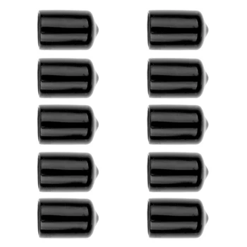 

10pcs Protective Cap Professional Tip Bottom Slip On Dustproof Club Billiards Snooker Pool Cue Cover Accessories Indoor Plastic