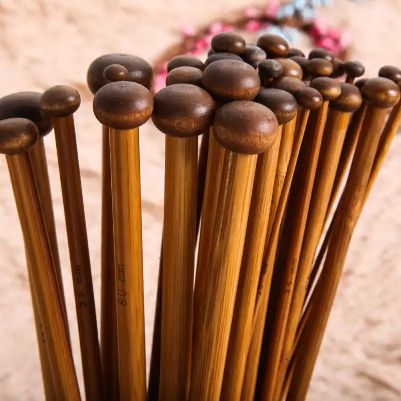 36pcs Set Bamboo Knitting Needles Diy Crochet Hook Handle Home Knitting Weave Yarn Crafts Household Knitting Tools Pointed Sewing Needles Aliexpress