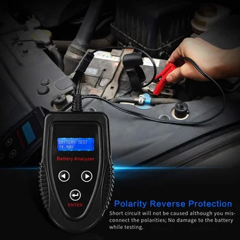 

Professional 12V 20-1200 CCA 220AH Automotive Load Battery Tester Digital Analyzer Bad Cell Test Tool for Car/Boat/Motorcycle an