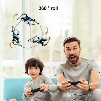 

Mini Pocket Aircraft Folding 2.4G 3D roll Quadcopter Drone Toys Aircrafts Toy for Boy Kids Up and Down Release Stress Drone 2020