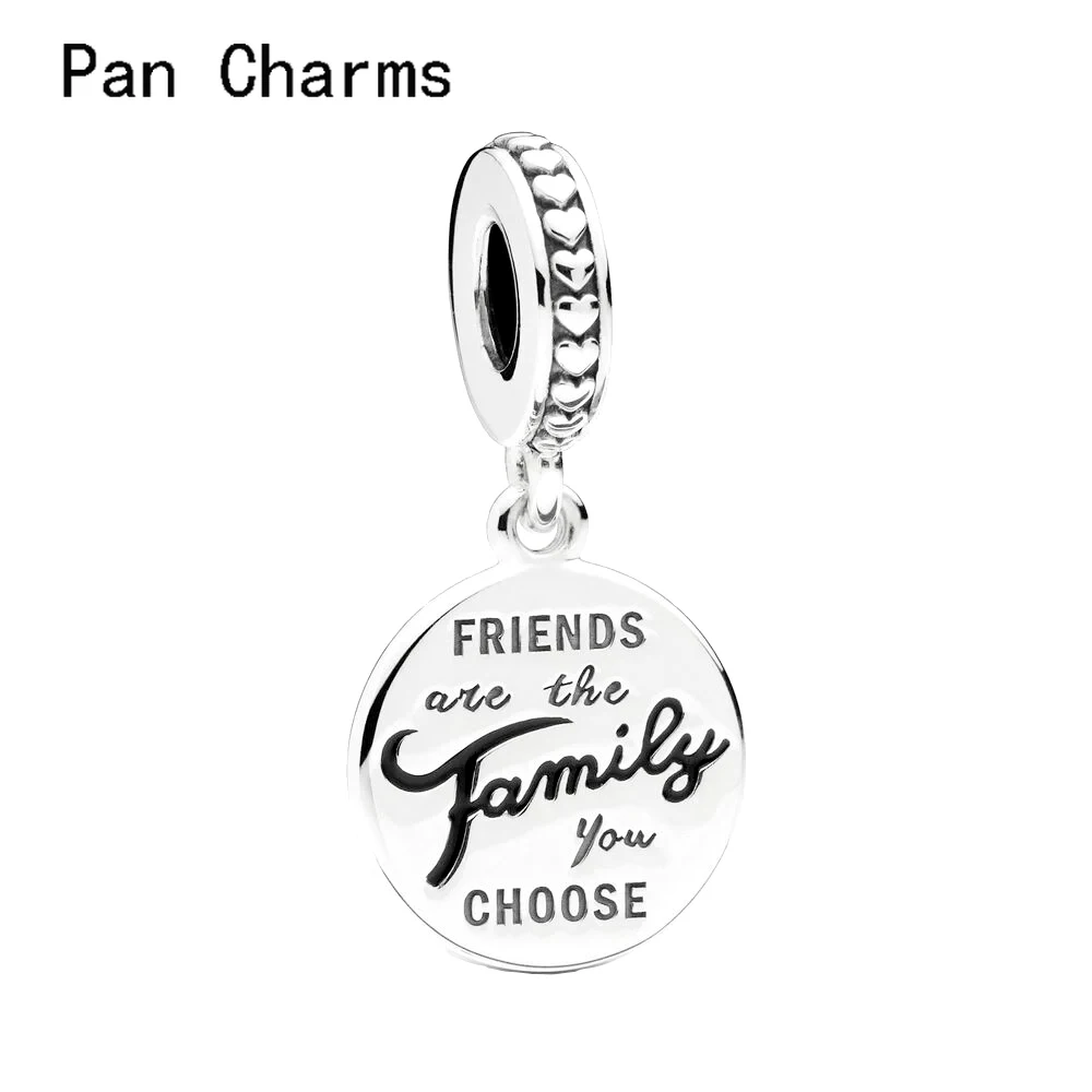 Реальные серебряные буквы 30% друзья ваша семья выберите подлинный Браслет для