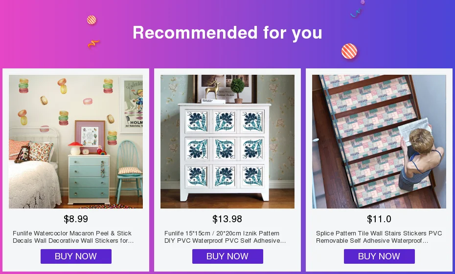 Funlife ретро DIY наклейки на пол противоскользящие самоклеящиеся водонепроницаемые обои декор для гостиной спальни 10 шт. DB058