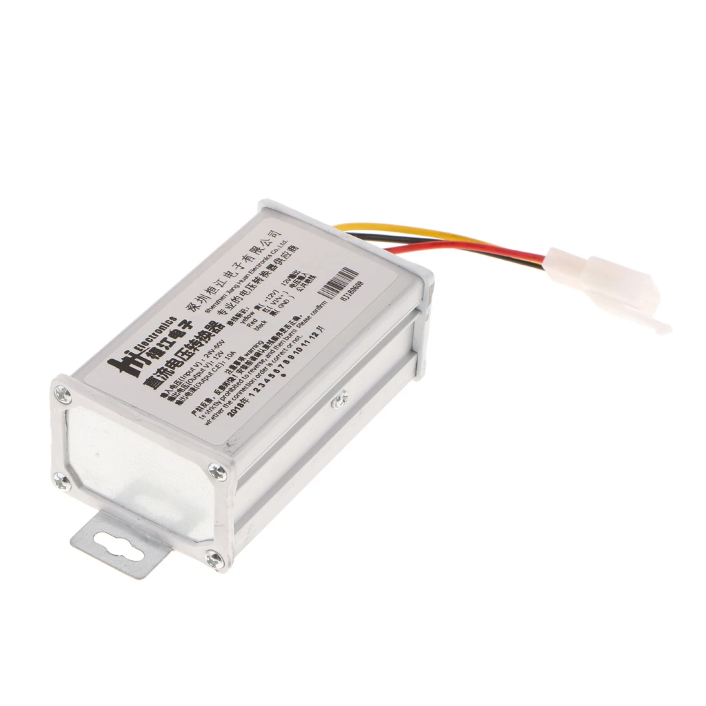 DC/DC Converter Regulator 24V-60V Step Down to 12V 10A 120W Low Voltage Transformer Waterproof
