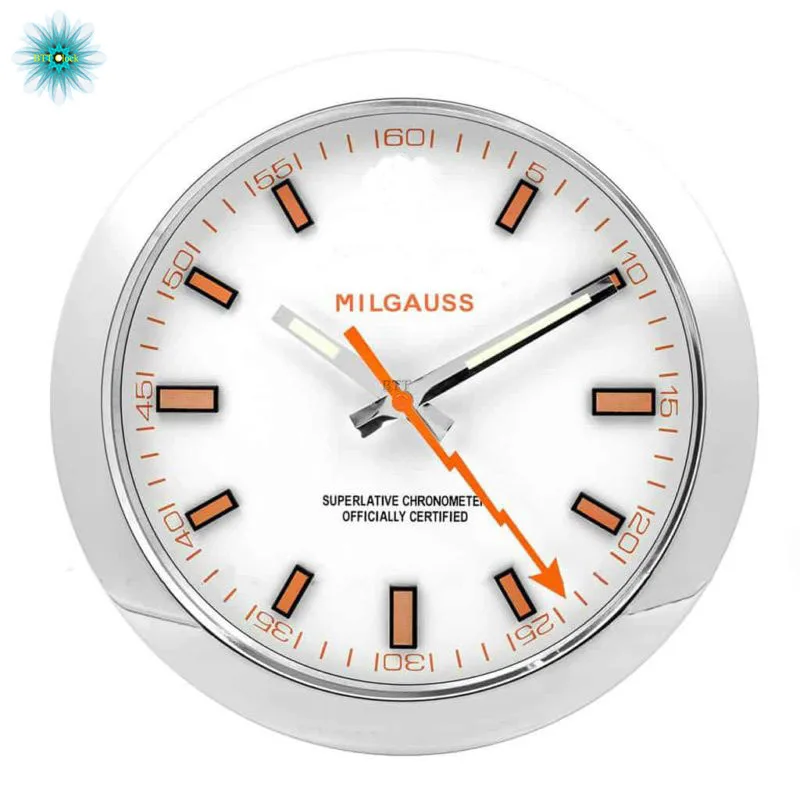

MILGAUSS II RL90 WALL CLOCK Luxury Design Wall Watch Clock Metal Art Watch Clock