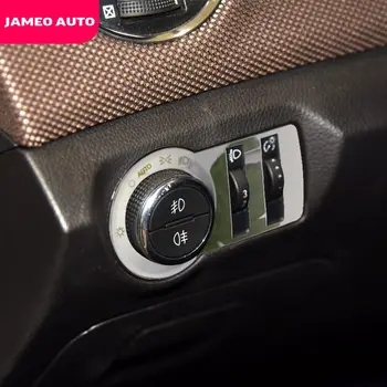 

Jameo Auto Stainless Steel Headlight Switch Knob Panel Protection Cover Trim Sticker for Chevrolet Orlando 2009 - 2018 LHD CA