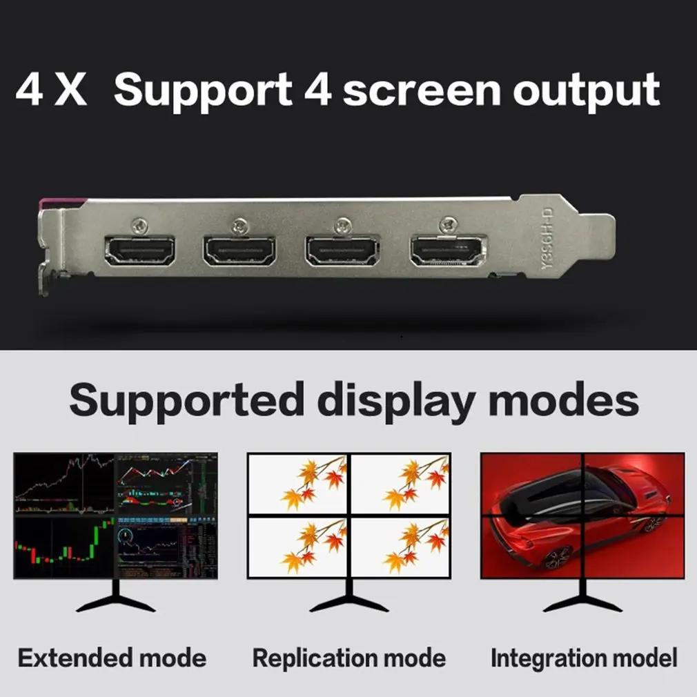 graphics card for gaming pc R7 350 2G/4G D5 4 /6MINIDP or HDMI-compatible Graphics Card Support Split Screen 4G/128bit/GDDR5 700/4500MHz good video card for gaming pc