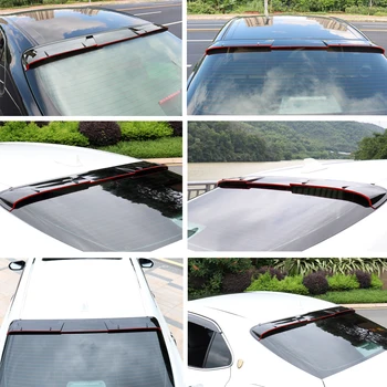 

Hot Car Black Rear Roof Spoiler Top Wing Lip W/3 Meters Glue ABS Plastic For Toyota Camry SE XSE XL XLE 2018 2019