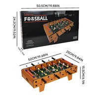 Mini Tabletop Foosball Game Set Table Portable Soccer Board Game Sets Mini Score Keeper For Adults Kids Toy 2