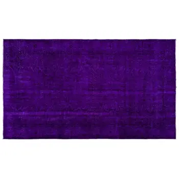 

Handmade Purple Vintage Overdyed Turkish Area Rug 180x301 Cm-5'11''X9'11''