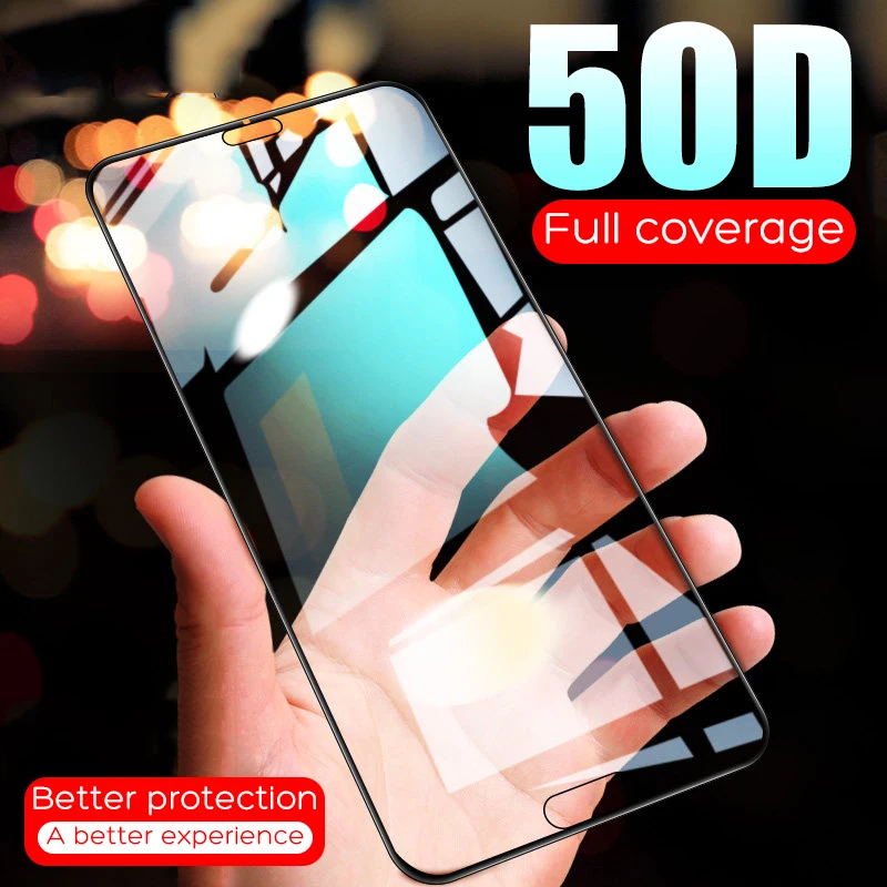 

50D Protective Glass For Huawei P20 Lite Pro P30 P10 Lite Tempered Glass For Huawei Honor 9 Lite 10 V10 Screen Protector Film
