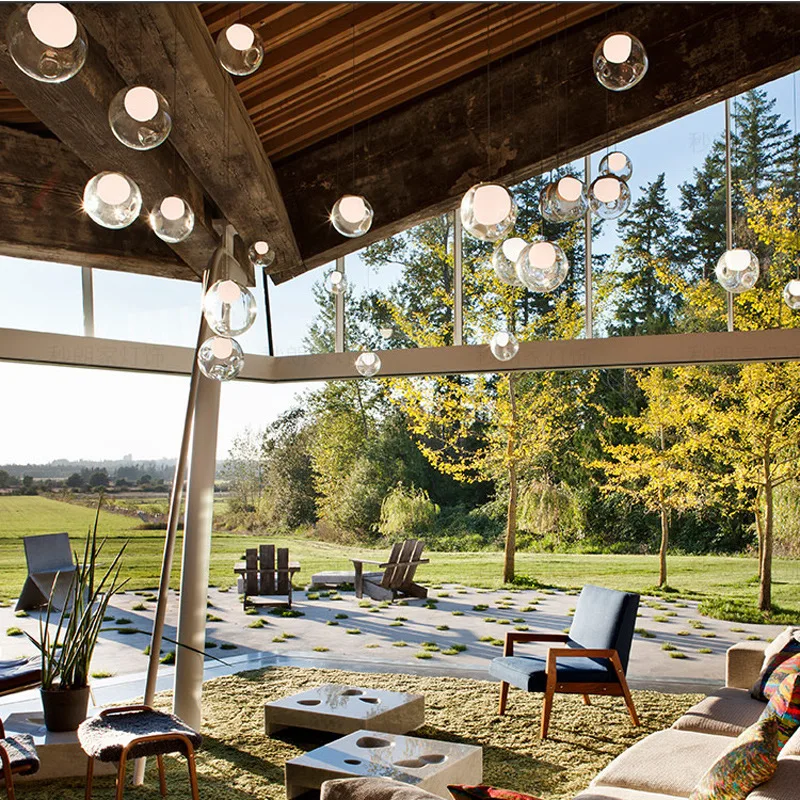

modern pendant lights rope restaurant LED pendant lights industrial lamp