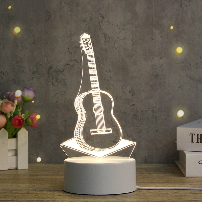 

3D Game Bedside Night Light For Among us Cursor RGB Colors LED Table Desktop Lamp Home Party Holiday Atmosphere Decor Xmas Gift