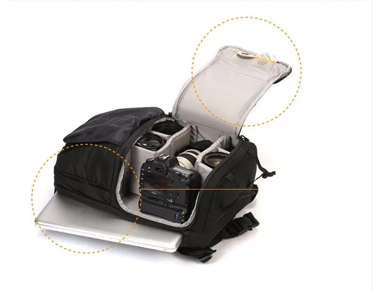 Продвижение и Lowepro Fastpack 350 aw профессиональная сумка для наружной камеры с дождевиком