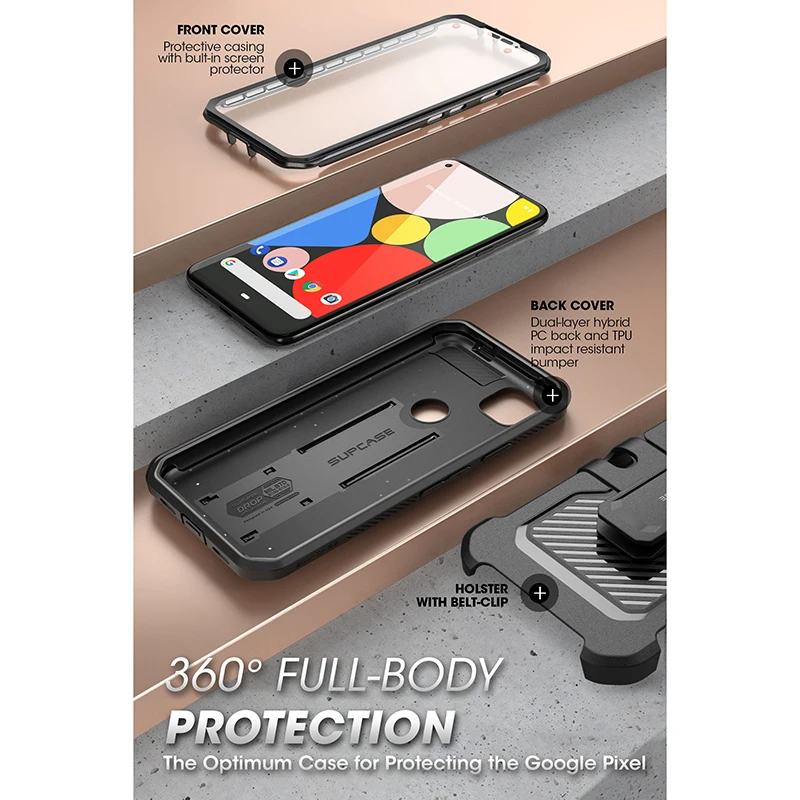 Custodia Ibrida Silicone Custodia Ghostek Covert5 Per Google Pixel 6 Pro, Colore Smoke (trasparente Fumè) - Protezione Ibrida Silicone E Policarbonato Custodia Fumè Per Smartphone