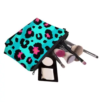 

1Pc Multifunction Cosmetic Bag Printing Leopard Makeup Case Travel Pouch Organizer Bag New