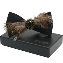 Новое мужское модное платье для жениха, свадебный корейский с галстуком-бабочкой, британский бизнес, бант, перья